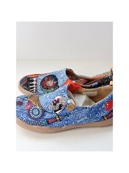 UIN Oh My Gaudi Canvas Slip-On Art Travel Comfort Shoes Mens Size 7.5 main image 4